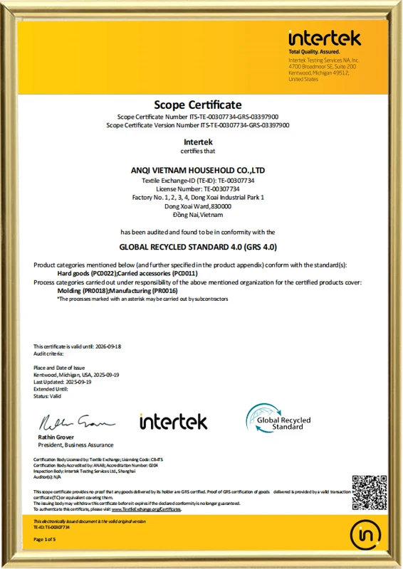 Certificado GRS