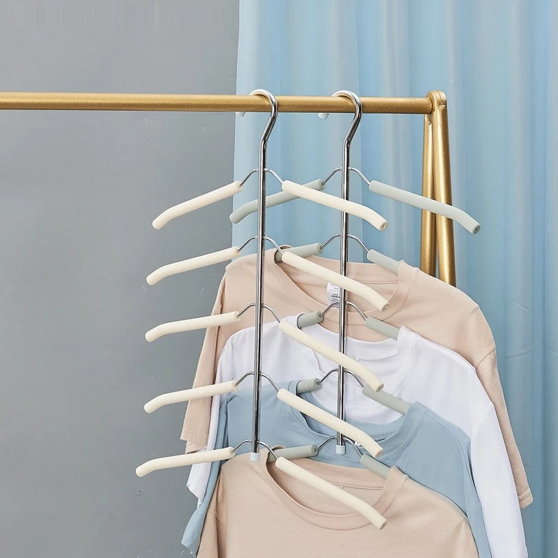 Percha de ropa multifuncional