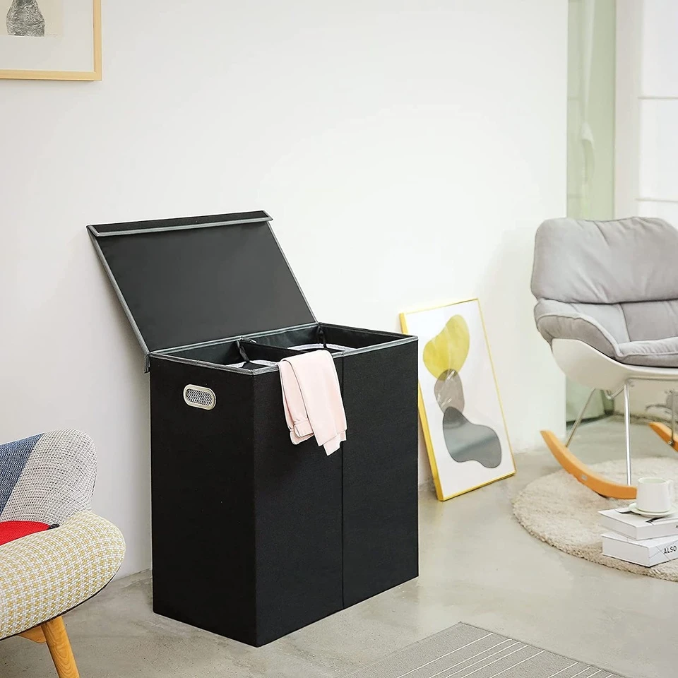 Cubo de almacenamiento de tela plegable