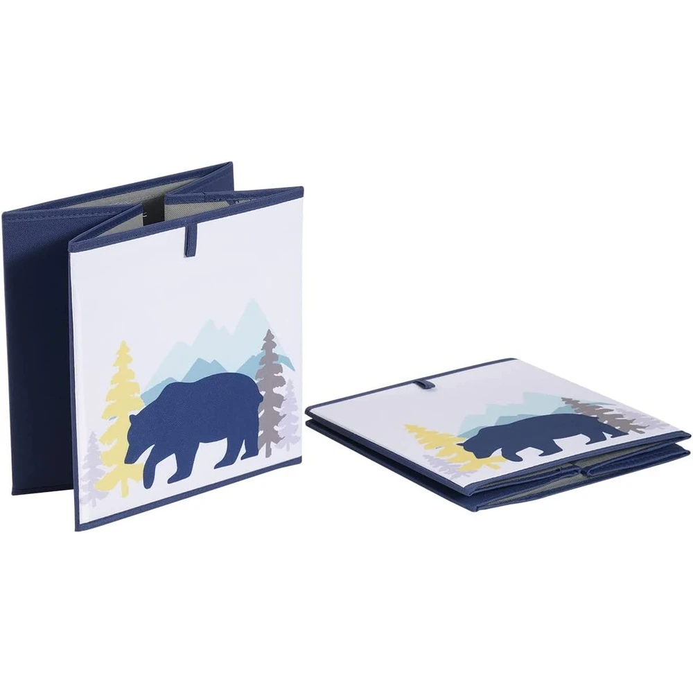 Caja de almacenamiento con patr&oacute;n de dibujos animados