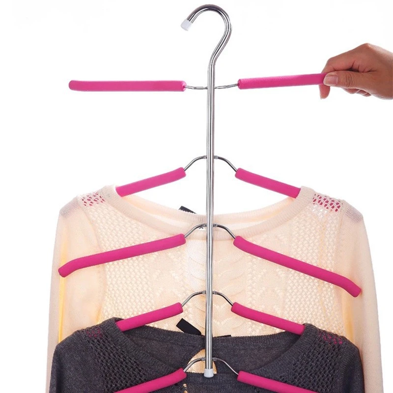 Percha de ropa multifuncional