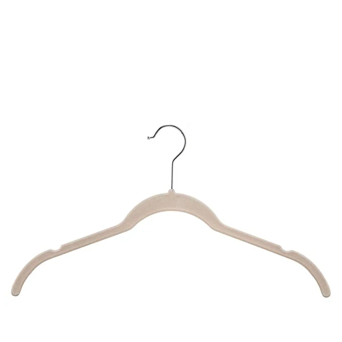 Perchas de terciopelo