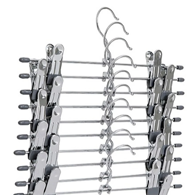 Percha para pantalones de metal antideslizante