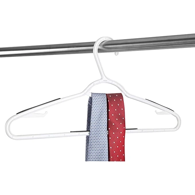 Percha antideslizante para pantalones con cuello de ganso