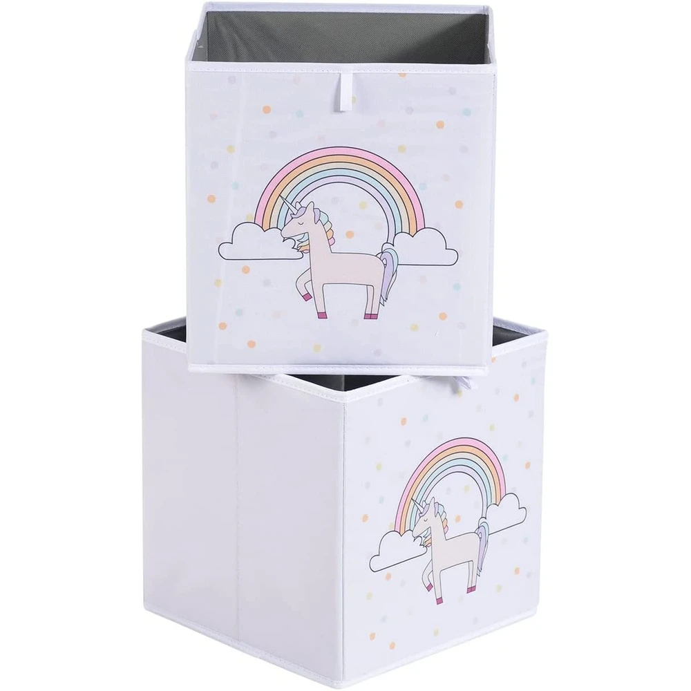 Caja de almacenamiento con patr&oacute;n de dibujos animados