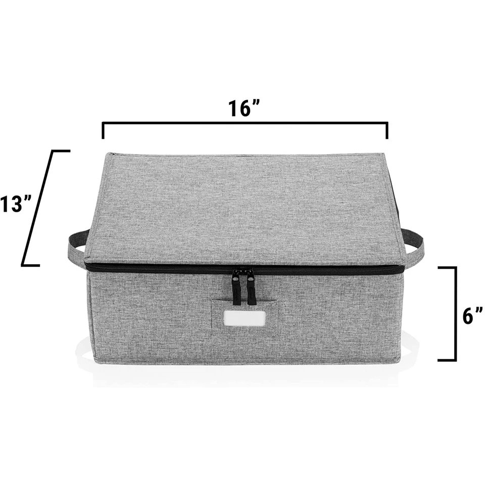 Caja de almacenamiento de tazas de mosaico de 12 rejillas