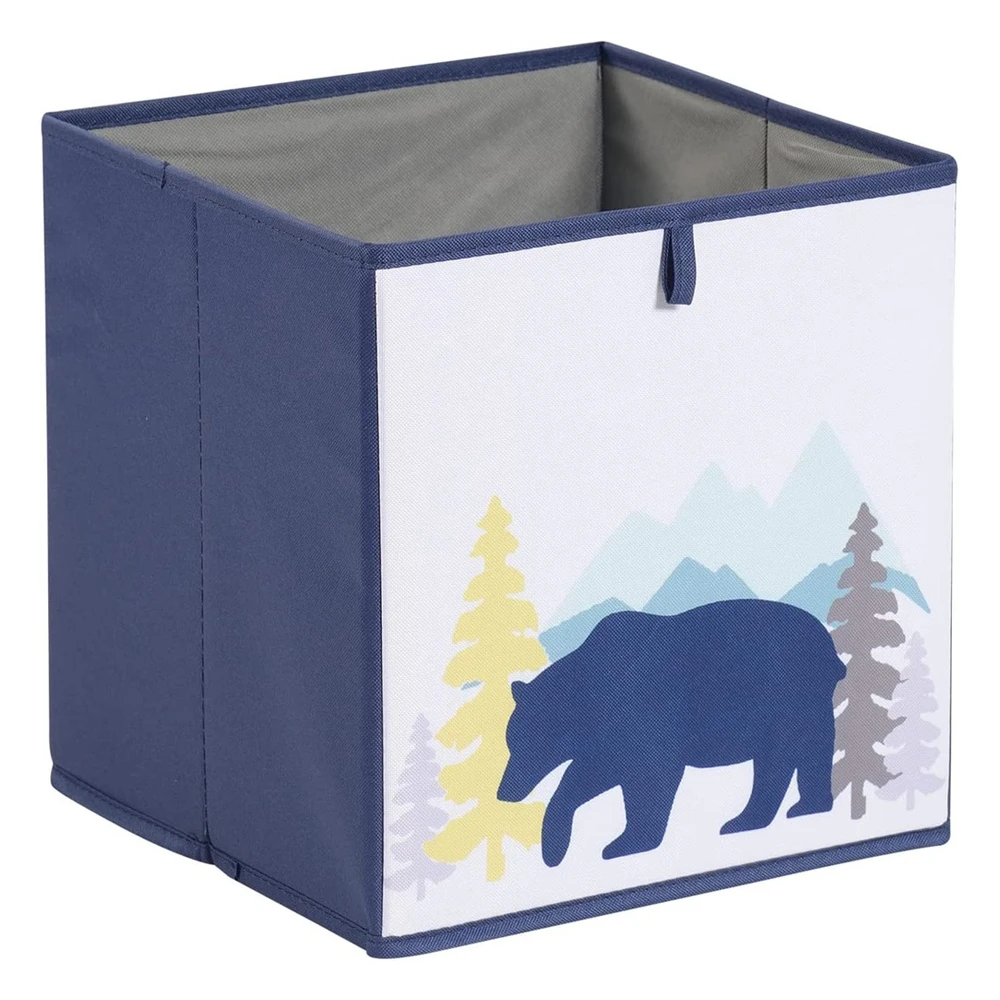 Caja de almacenamiento con patr&oacute;n de dibujos animados