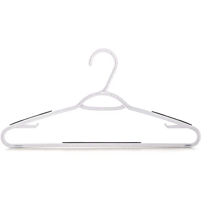 Percha antideslizante para pantalones con cuello de ganso