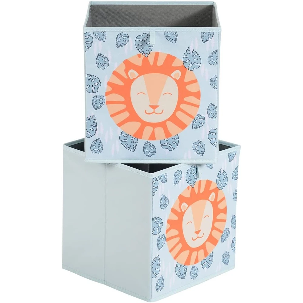 Caja de almacenamiento con patr&oacute;n de dibujos animados
