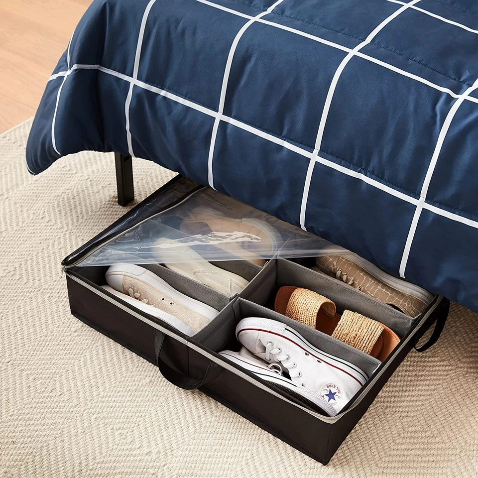 Caja de almacenamiento de zapatos de 12 rejillas