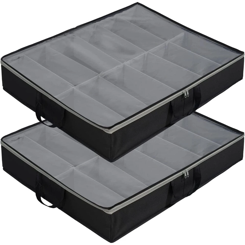 Caja de almacenamiento de zapatos de 12 rejillas