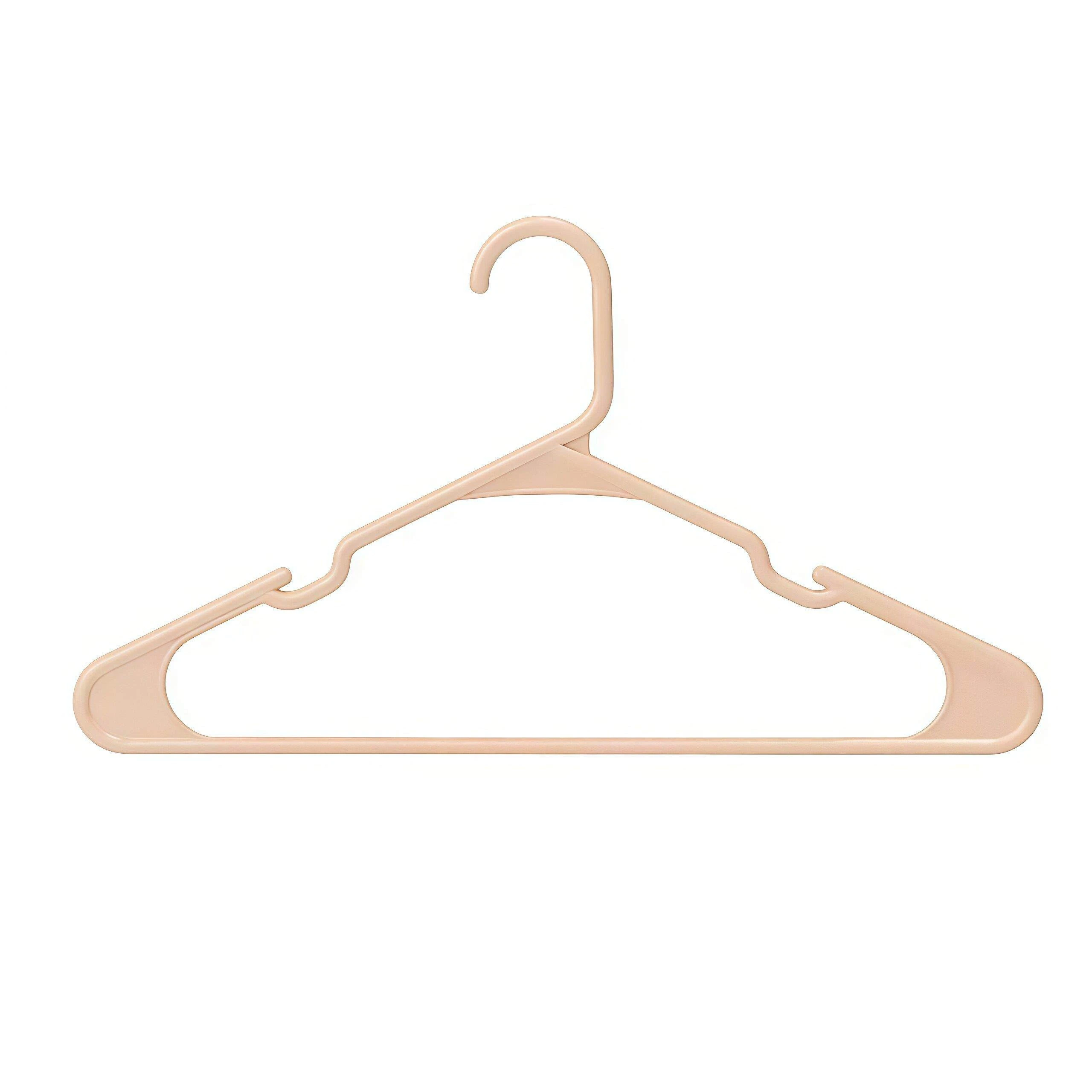 Percha totalmente de pl&aacute;stico de una sola pieza
