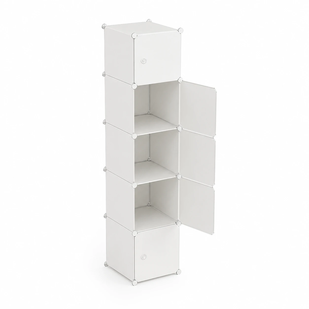 Gabinete de almacenamiento ensamblado modular de pl&aacute;stico PP