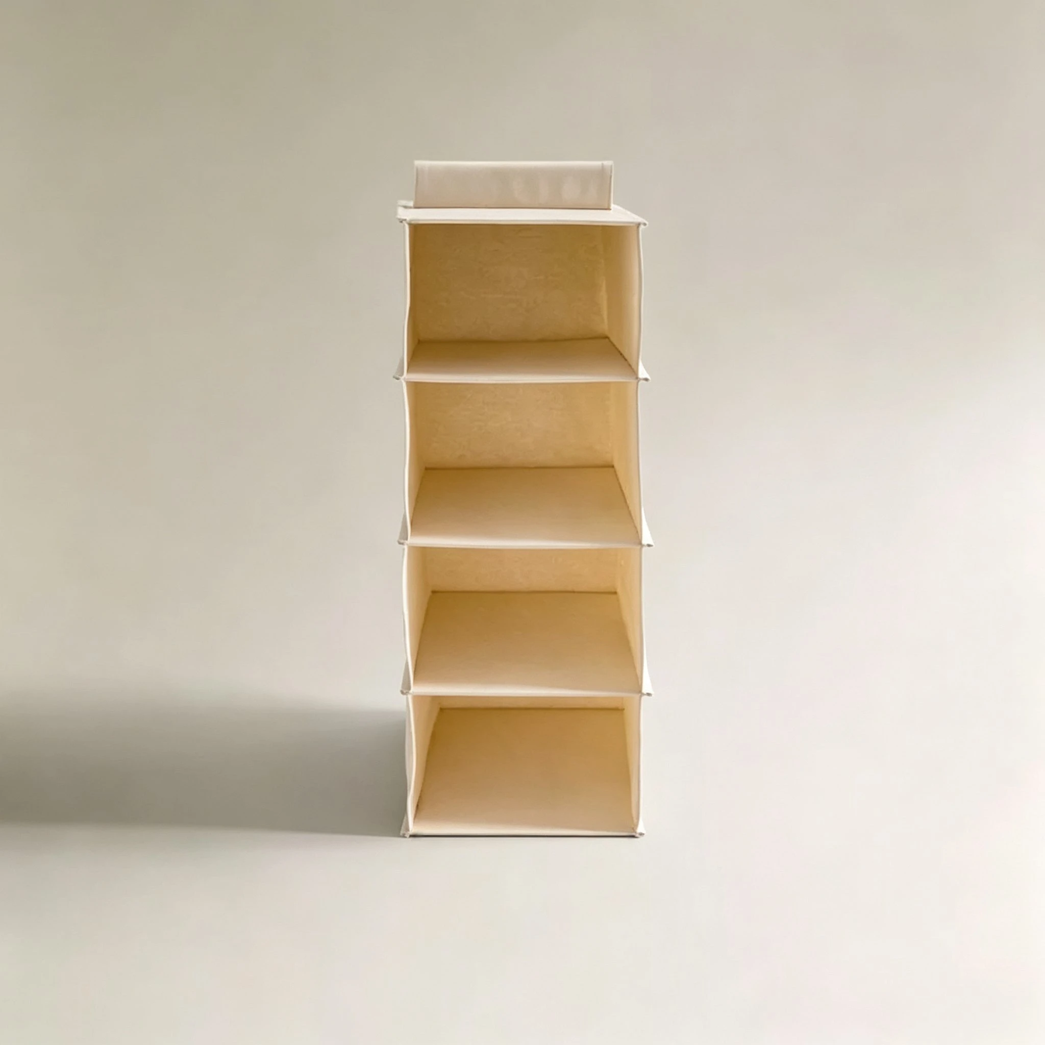 Organizador de almacenamiento colgante de tela 3D de 4 niveles